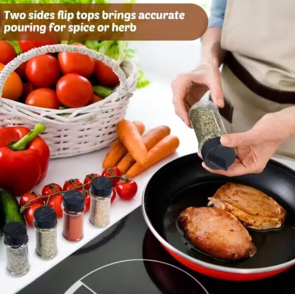 10/1PCS Clear Spices Bottle Salt Pepper