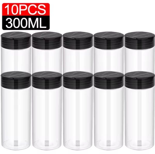 10/1PCS Clear Spices Bottle Salt Pepper - Image 26