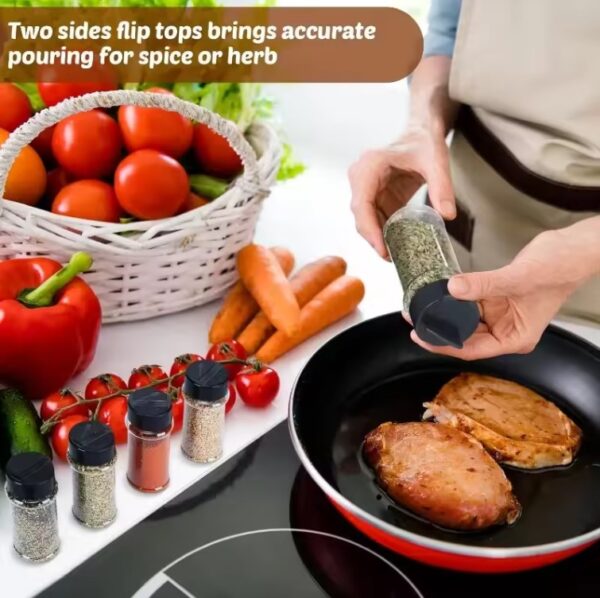 10/1PCS Clear Spices Bottle Salt Pepper - Image 3