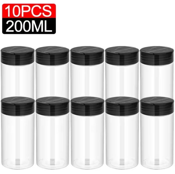 10/1PCS Clear Spices Bottle Salt Pepper - Image 7