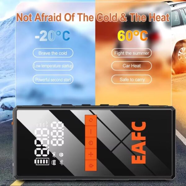 12V Car Jump Starter 4 In 1 Car Wireless Tire - Image 5