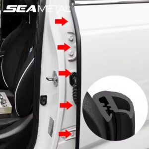 2m Car Door Edge Seal Strip Thicken Rubber