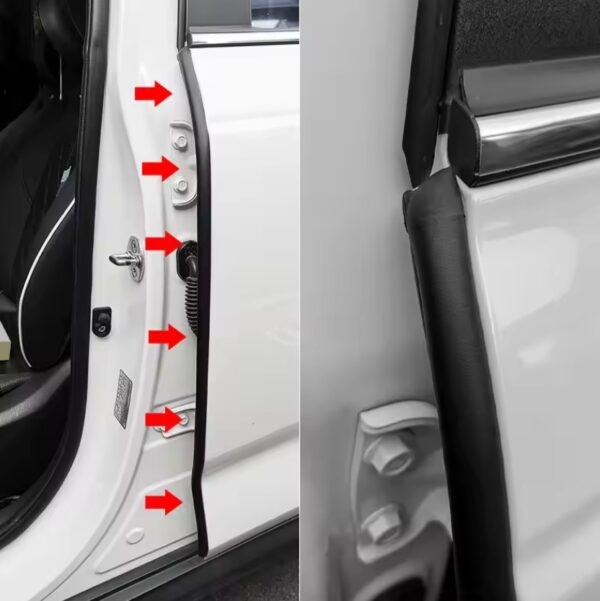 2m Car Door Edge Seal Strip Thicken Rubber - Image 6