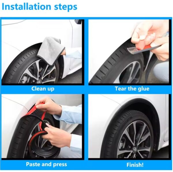 300cm Universal Car Rubber Mud flaps Splash - Image 3