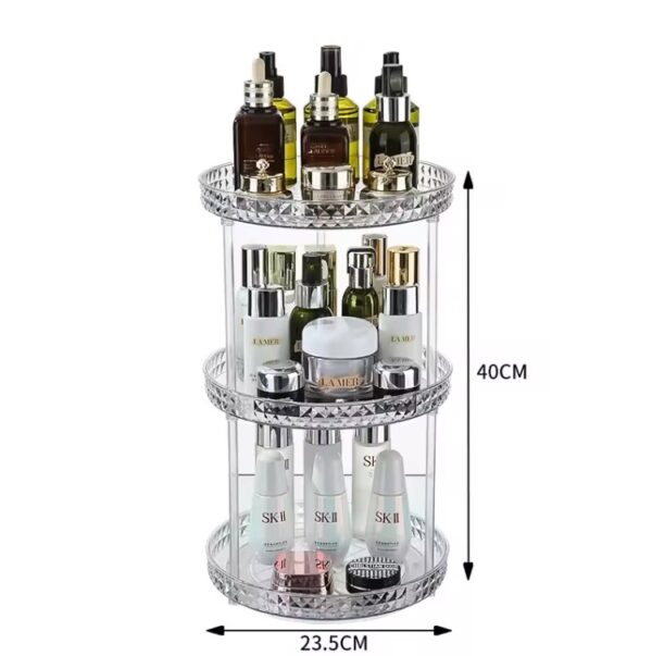 360° Rotatable Desktop Cosmetic Rack - Image 9