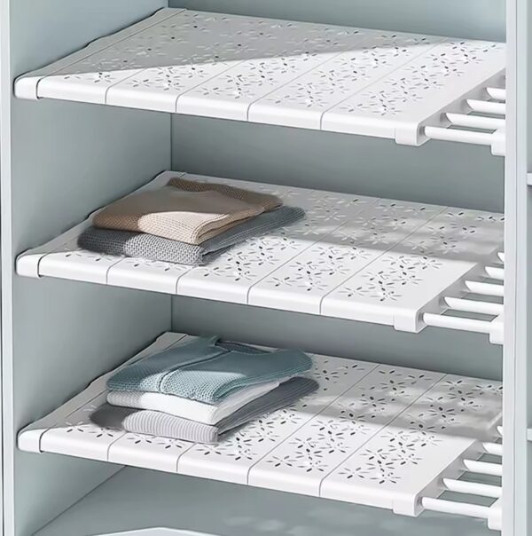 Adjustable Closet Organizer Kitchen Storage - Image 3
