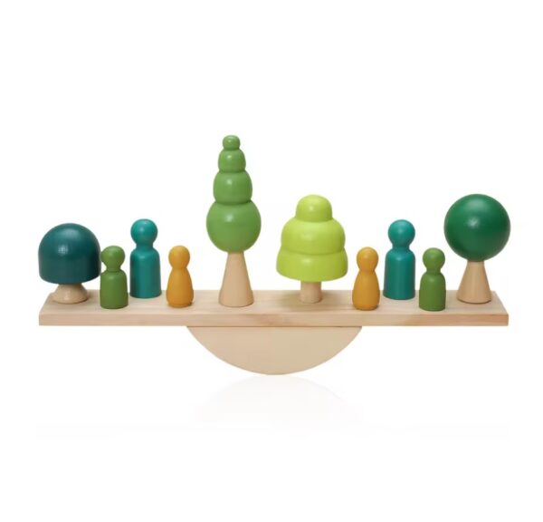 Baby Animal Threading Seesaw Toys Wooden - Image 17