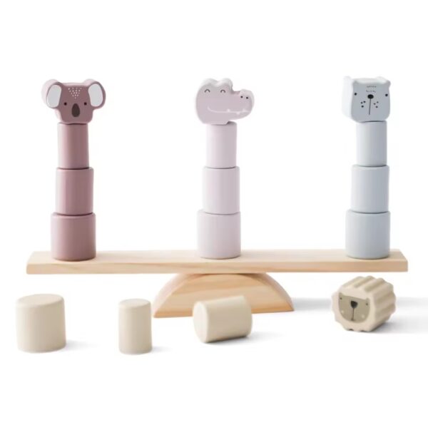 Baby Animal Threading Seesaw Toys Wooden - Image 20
