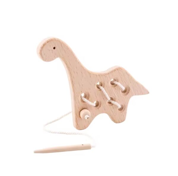 Baby Animal Threading Seesaw Toys Wooden - Image 21