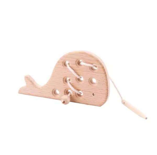 Baby Animal Threading Seesaw Toys Wooden - Image 22