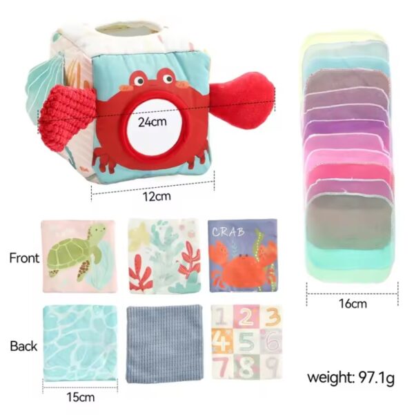 Baby Montessori Toy cotton Magic Tissue Box - Image 10