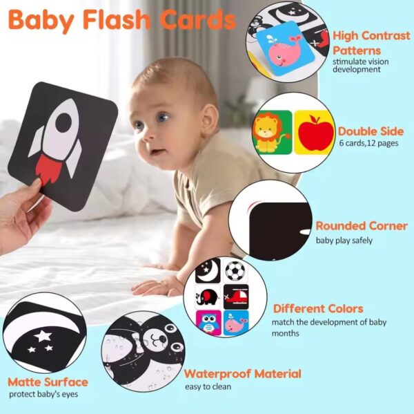 Black and White Baby Book Cards - Image 2