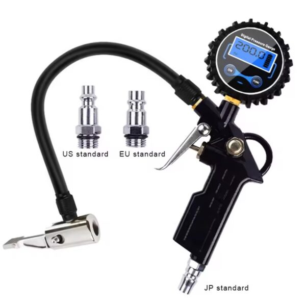 Car Tire Pressure Gauge Air Inflator US/EU - Image 4