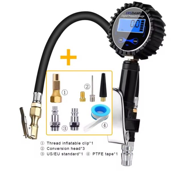 Car Tire Pressure Gauge Air Inflator US/EU - Image 7