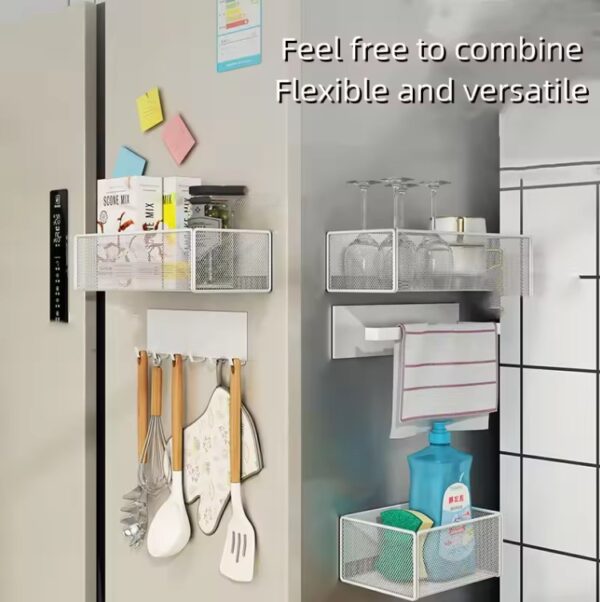 Home Refrigerator Shelf Side Storage Magnetic - Image 2