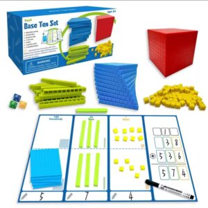 Kid Base Ten Blocks for Math Cubes Digital