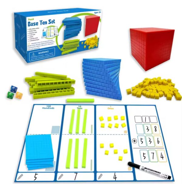 Kid Base Ten Blocks for Math Cubes Digital - Image 8