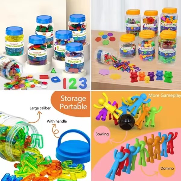 Kids Colorful Transparent Letters - Image 4