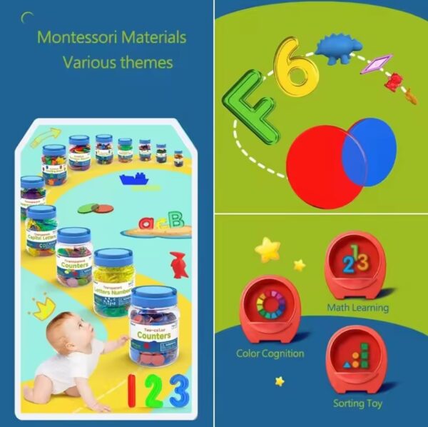 Kids Colorful Transparent Letters - Image 5