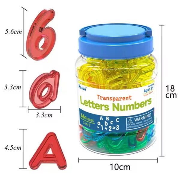 Kids Colorful Transparent Letters - Image 6