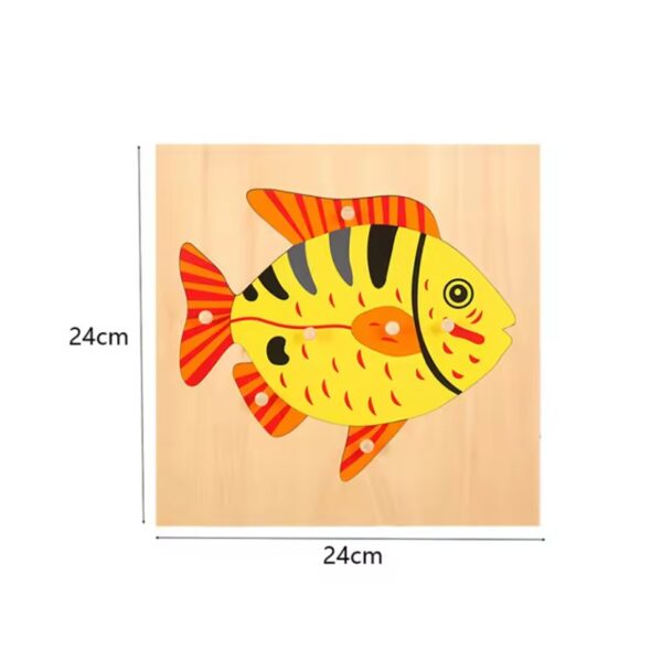 Montessori Puzzles Parish Learning Animals - Image 13