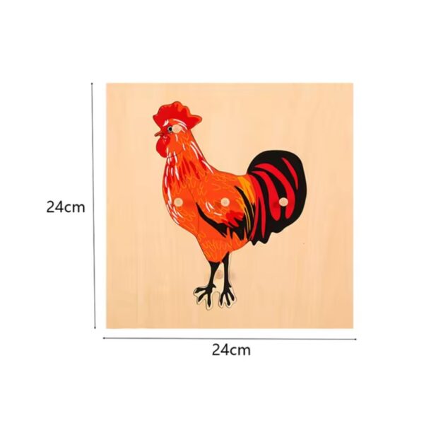 Montessori Puzzles Parish Learning Animals - Image 16