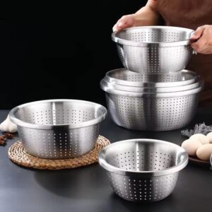 Stainless Steel Drain Basket Colander Rice
