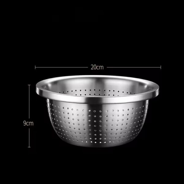 Stainless Steel Drain Basket Colander Rice - Image 8