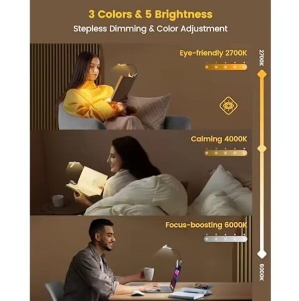 Led Book Light Usb Rechargeable - Image 2