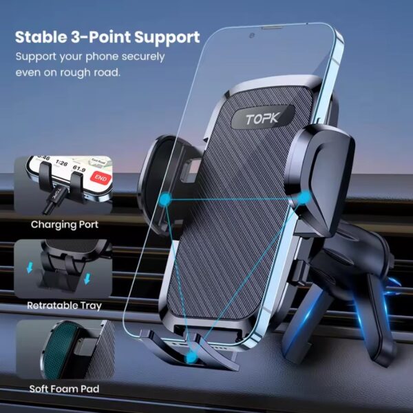 Car Bracket Gravity Auto Phone Holder - Image 2