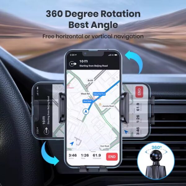 Car Bracket Gravity Auto Phone Holder - Image 4