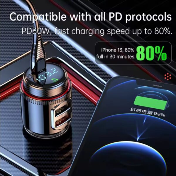 VR Robot QC 3.0 Bluetooth 5.4 Car - Image 4