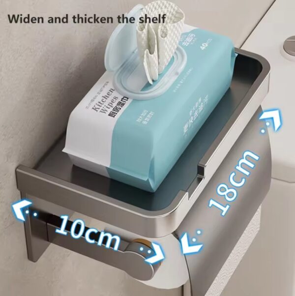 Wall Mounted Toilet Paper Holder - Image 2