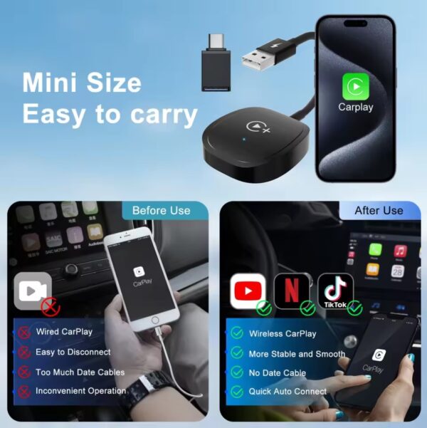 Wireless Video Carplay Adapter - Image 3